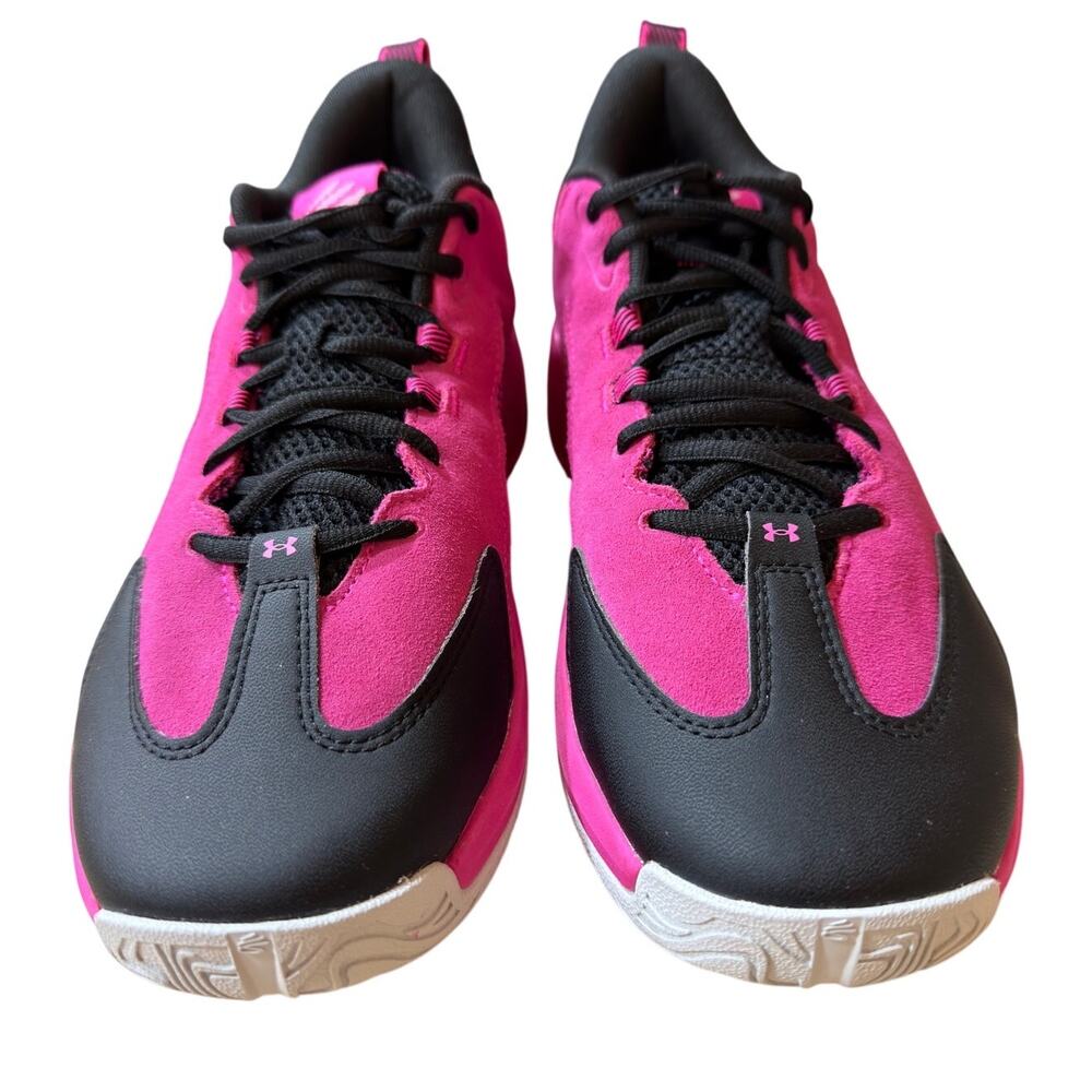 Under Armour Curry Unisex Basketball Shoes Pink Black Men 10 Women 11.5 NWB - Picture 1 of 10